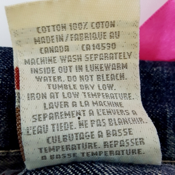 VTG 90's-Y2K Manager💙Blue Dark Washed Lined Short Denim Jacket - Picture 6 of 6